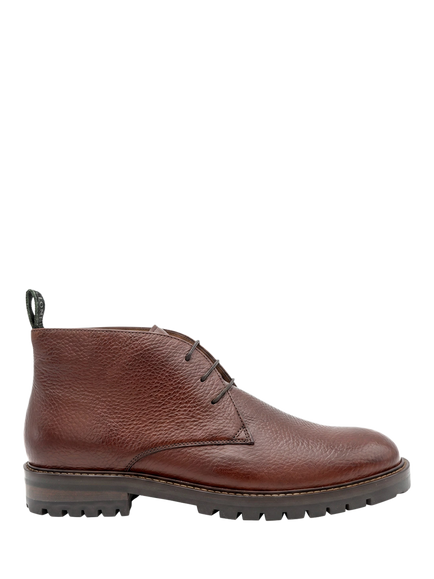 Jones Bootmaker Galvano Leather Chukka Boots, Tan, Tan