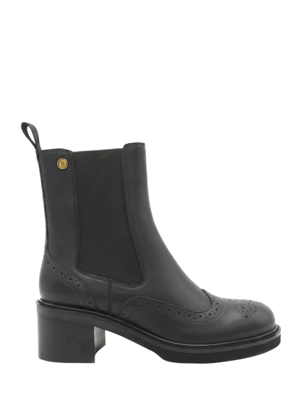 Jones Bootmaker Liyana Leather Chelsea Boots, Black, Black