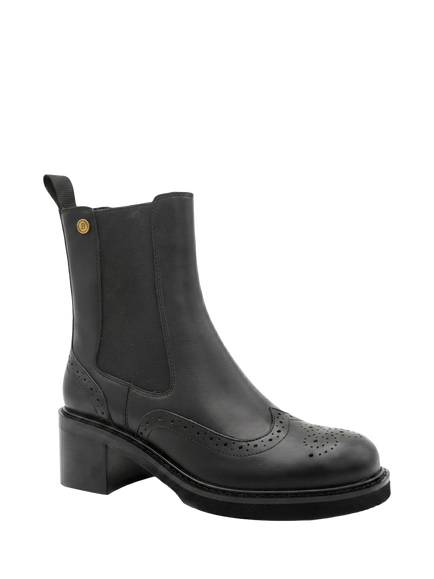 Jones Bootmaker Liyana Leather Chelsea Boots, Black - view 2, Black