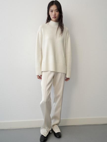 Mango High Neck Jumper, White