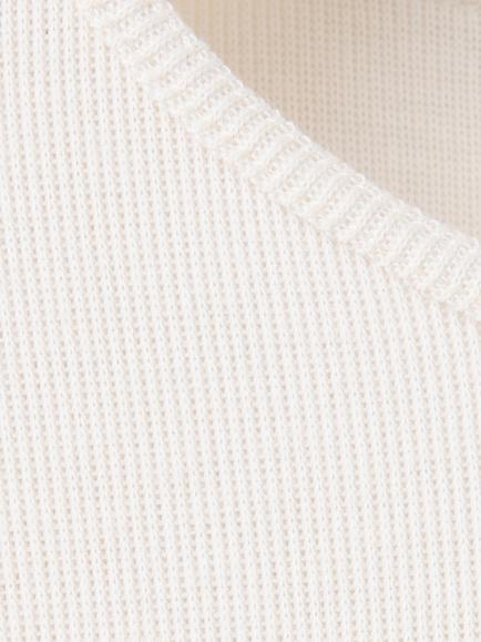 Mango Ribbed Long Sleeve Top - view 2, Raw
