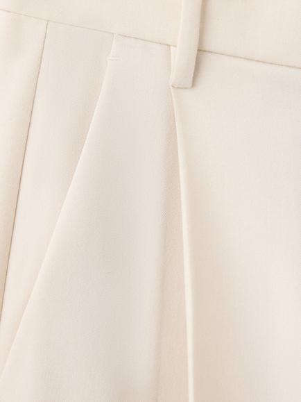 Mango High-Waist Pleated Tailored Trousers, Raw - view 2, Raw