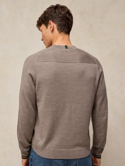 White Stuff Conway Extra Fine Merino Wool Jumper - view 2, Light Natural