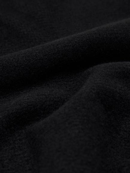 Mango Fringed Luxe Wrap Scarf, Black - view 2, Black