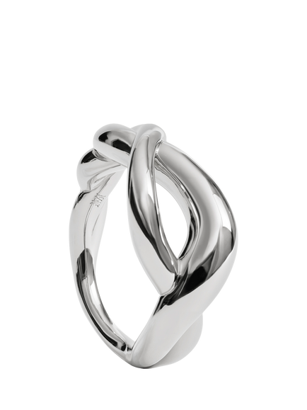 Monica Vinader Ochre Twist Knot Ring, Silver