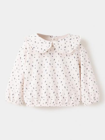 Mango Baby Frill Collar Sweatshirt, Raw, Raw