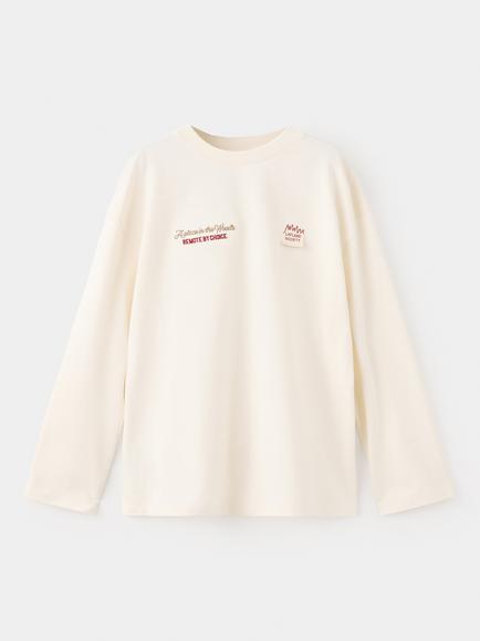 Mango Kids' Long Sleeve T-Shirt, Raw - view 2, Raw