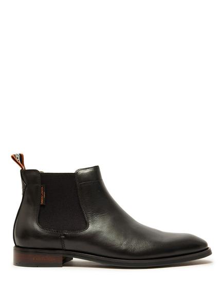 Simon Carter Gibson Leather Chelsea Boots, Black