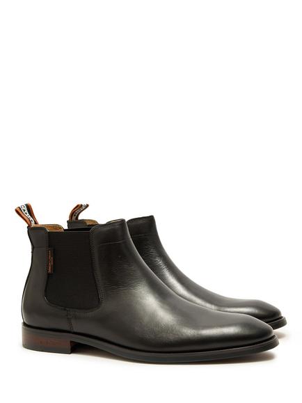 Simon Carter Gibson Leather Chelsea Boots - view 2, Black