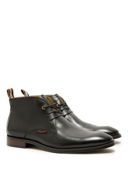 Simon Carter Jeeps Leather Chukka Boot - view 2, Black