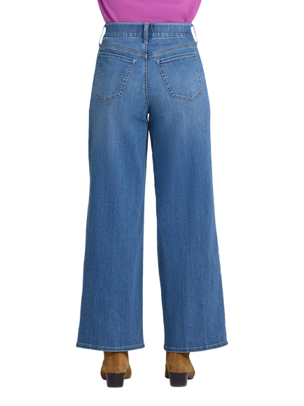 NYDJ Waist-Match™ Simone Utility Wide Leg Jeans, Redwood - view 2, Redwood