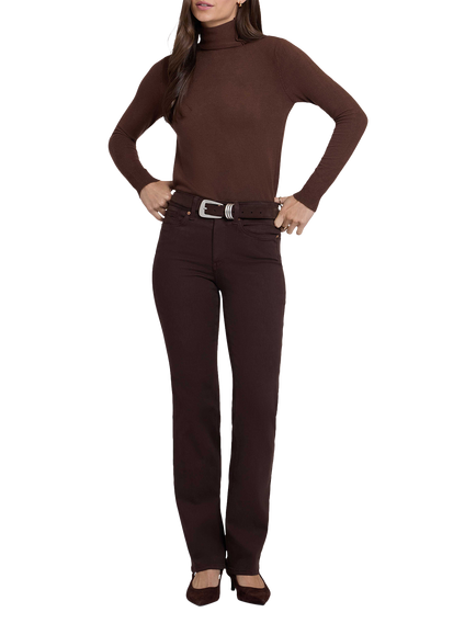NYDJ Marilyn Straight In Sure Stretch® Denim Jeans, Bitter Chocolate, Bitter Chocolate