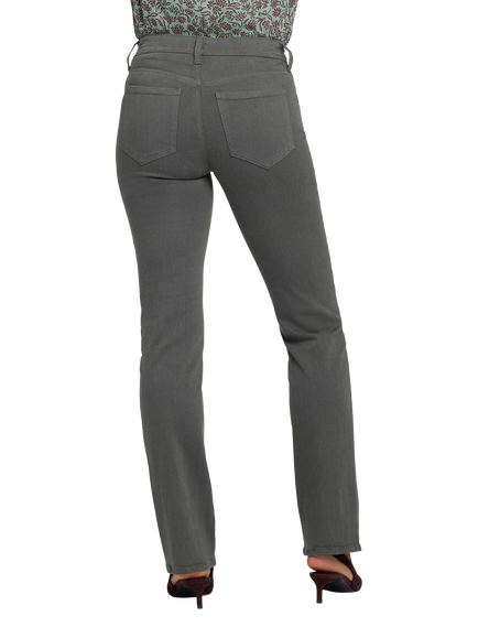 NYDJ Marilyn Straight In Sure Stretch® Denim Jeans, True Olive - view 2, True Olive