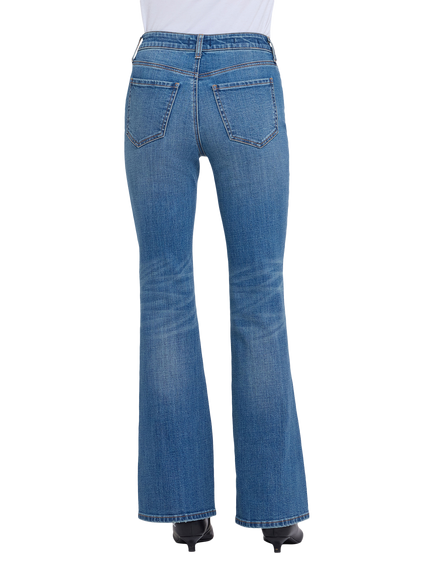 NYDJ Felicity High Rise Flared Jeans, Privet - view 2, Privet