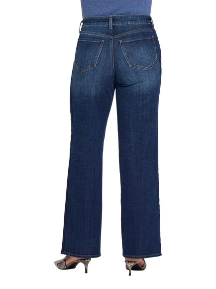 NYDJ Teresa Side Tuxedo Stripes Wide Leg Jeans, Skylark - view 2, Skylark
