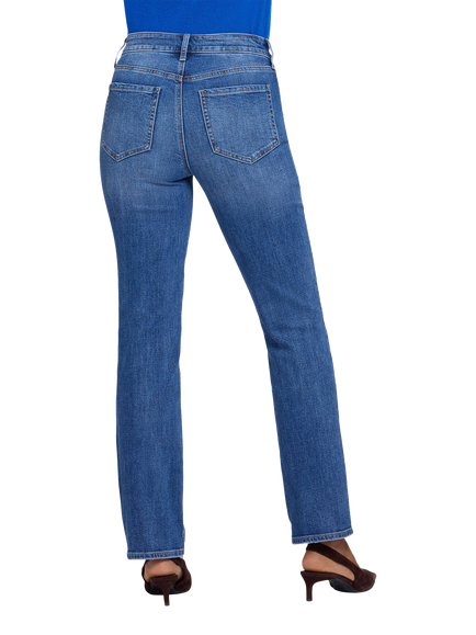 NYDJ Marilyn High Rise Tall Straight Jeans, Yarrow - view 2, Yarrow