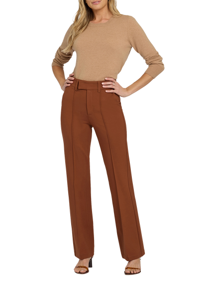 NYDJ High Rise Bootcut Trousers, Mocha Bisque, Mocha Bisque