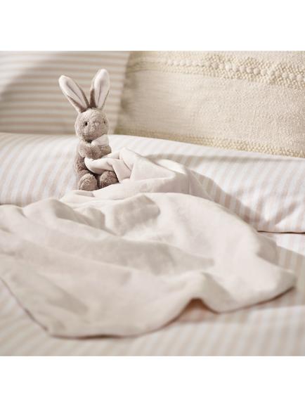 The White Company Baby Bunny Comforter, Pink - view 2, Pink