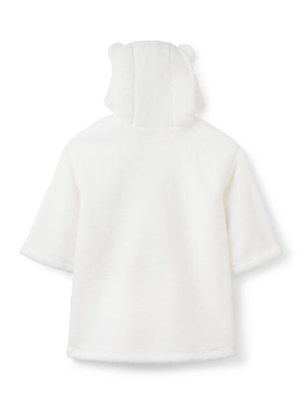The White Company Kids' Hooded 3D Snuggle Ears Hoodie - view 2, Ivory