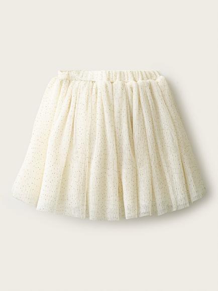The White Company Baby Crinkle Tulle Tutu Skirt, White, White