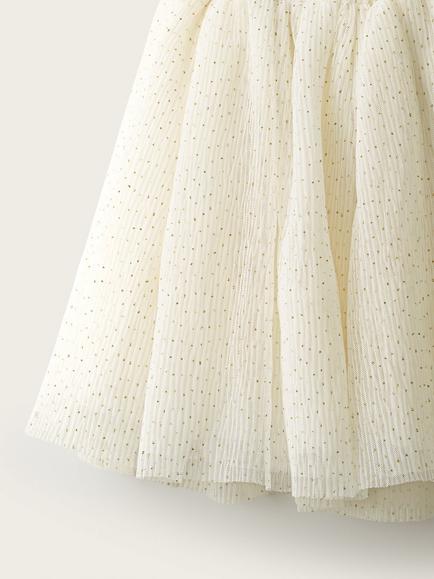 The White Company Baby Crinkle Tulle Tutu Skirt, White - view 2, White