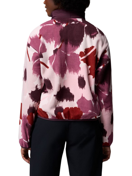 Columbia Sequoia Grove II Printed Half Zip Jumper, Antique Mauve - view 2, Antique Mauve