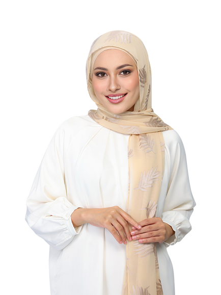 Bokitta Nakheel Scarf, Black - view 2, Gold