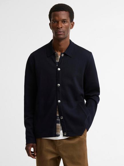 Barbour Florcombe Cardigan, Navy, Navy