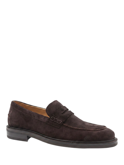 Jones Bootmaker Raynor Penny Loafers - view 2, Dark Brown