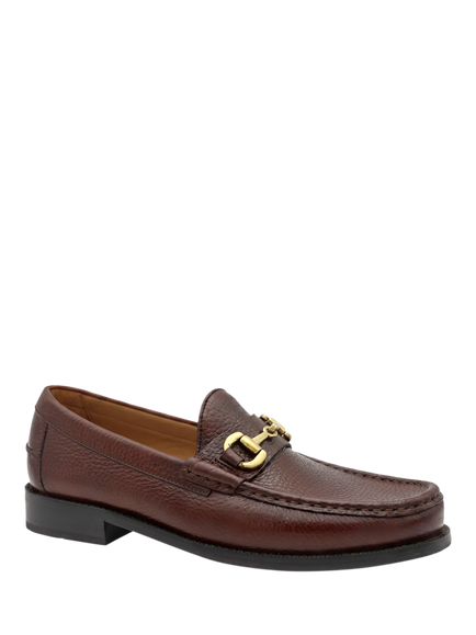 Jones Bootmaker Roan Leather Slip On Loafers, Tan, Tan