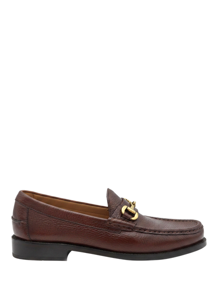 Jones Bootmaker Roan Leather Slip On Loafers, Tan - view 2, Tan