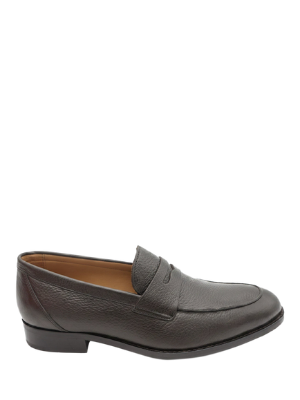 Jones Bootmaker Russell Leather Penny Loafers, Brown