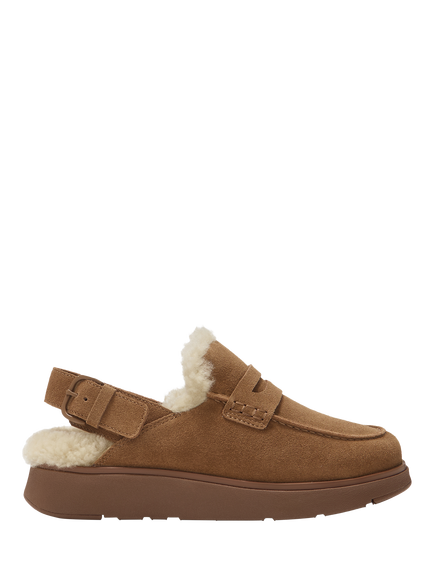 FitFlop Gen-FF Backstrap Mule Loafers, Terracotta Tan, Terracotta Tan