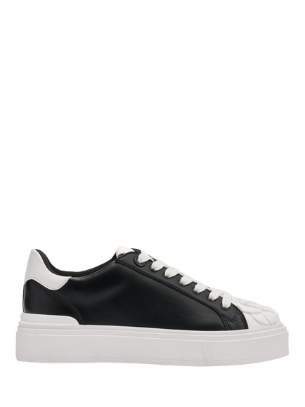 Mallet Bloomsbury Leather Lace Up Trainers, Black