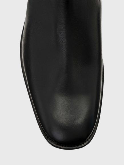AllSaints Cliff Leather Chelsea Boots, Black - view 2, Black