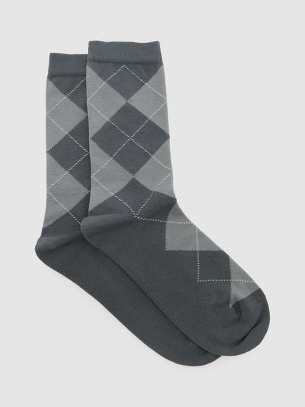 Reiss Aggie Crew Socks, Grey, Grey
