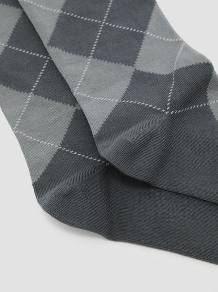 Reiss Aggie Crew Socks, Grey - view 2, Grey