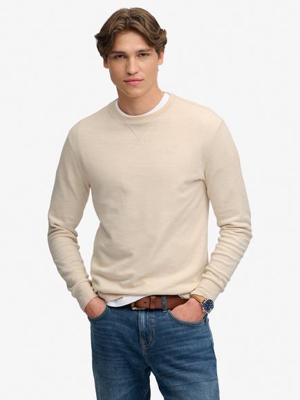 Superdry Classic Slub Waffle Top, Rainy Day Grey