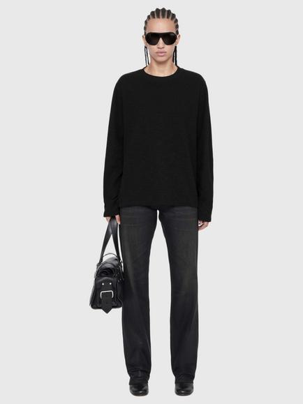 AllSaints Abel Long Sleeve T-Shirt - view 2, Jet Black