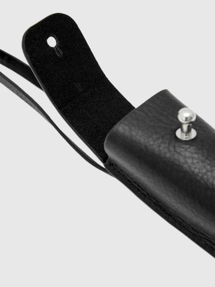 AllSaints Stud Leather Lipstick Case, Black - view 2, Black
