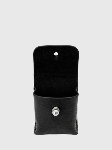 AllSaints Compact Leather Mini Case, Black - view 2, Black