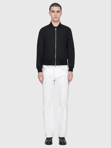 AllSaints Abbot Cotton Rich Bomber Jacket - view 2, Black