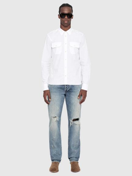 AllSaints Pure Cotton Long Sleeve Shirt - view 2, White