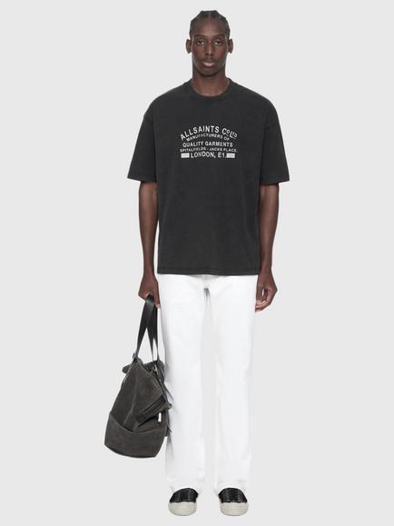AllSaints Abode T-Shirt, Black - view 2, Black/Nearly Black