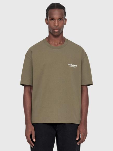 AllSaints Shadow T-Shirt, Mid Green, Mid Green