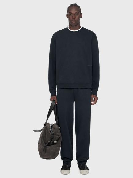 AllSaints River Cotton Crew Neck Sweatshirt - view 2, Navy