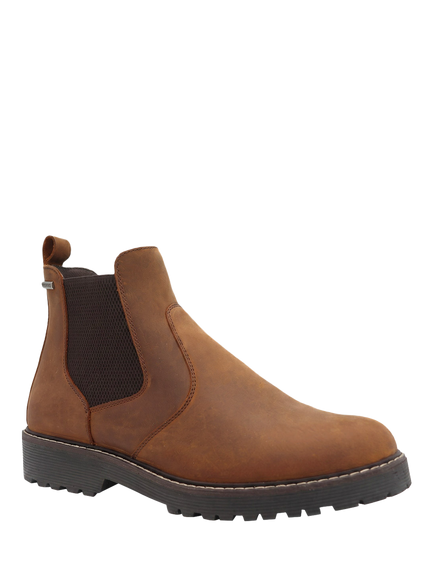 Jones Bootmaker Hartlepool Leather Chelsea Boots, Brown - view 2, Brown