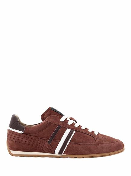 AllSaints Liam Lace Up Trainers, Rust Red, Rust Red
