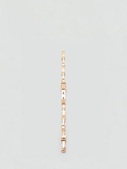 Mango Sculpted Link Chain Waist Belt, Gold - view 2, Gold