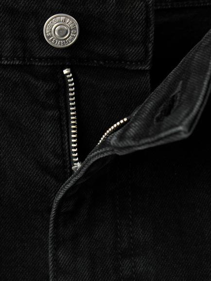 Mango Scultpting High-Rise Skinny Jeans, Black Denim - view 2, Black Denim
